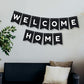 Welcome Home Letters Bunting