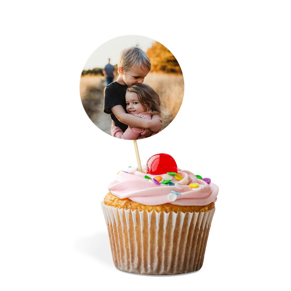 Mother's Day Photo Cake Toppers 12 pack