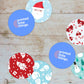 Custom Printed Logo Christmas themed Confetti