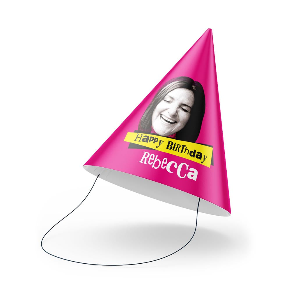 Personalised Punk Birthday Party Hats