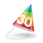 Rainbow Colours Birthday Age Party Hats