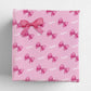 Personalised Name Pink Ribbon Wrapping Paper