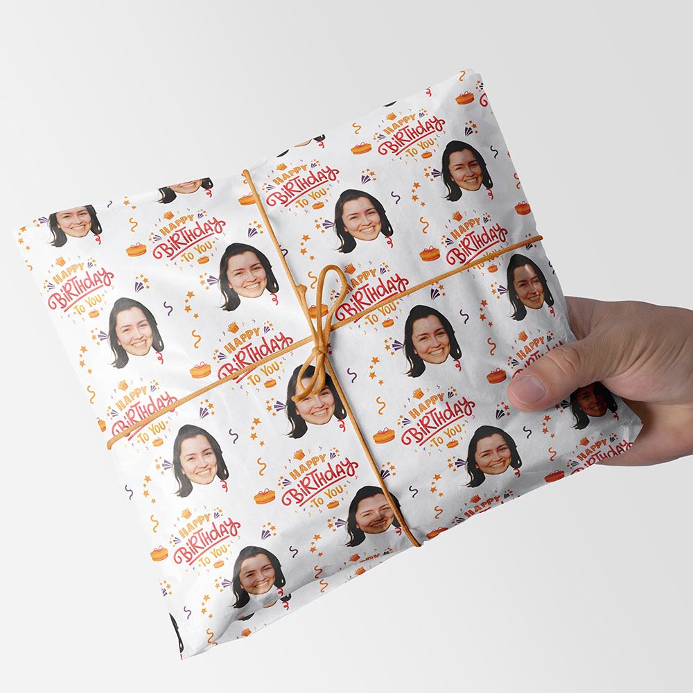 Personalised Happy Birthday Wrapping Paper