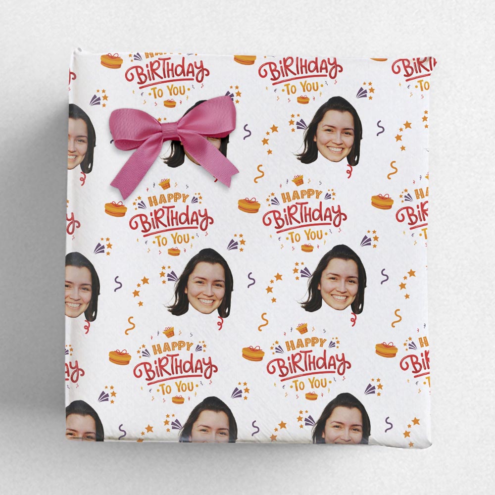 Personalised Happy Birthday Wrapping Paper